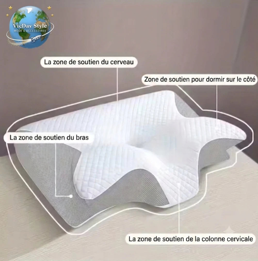 Oreiller Ergonomique Mémoire de Forme