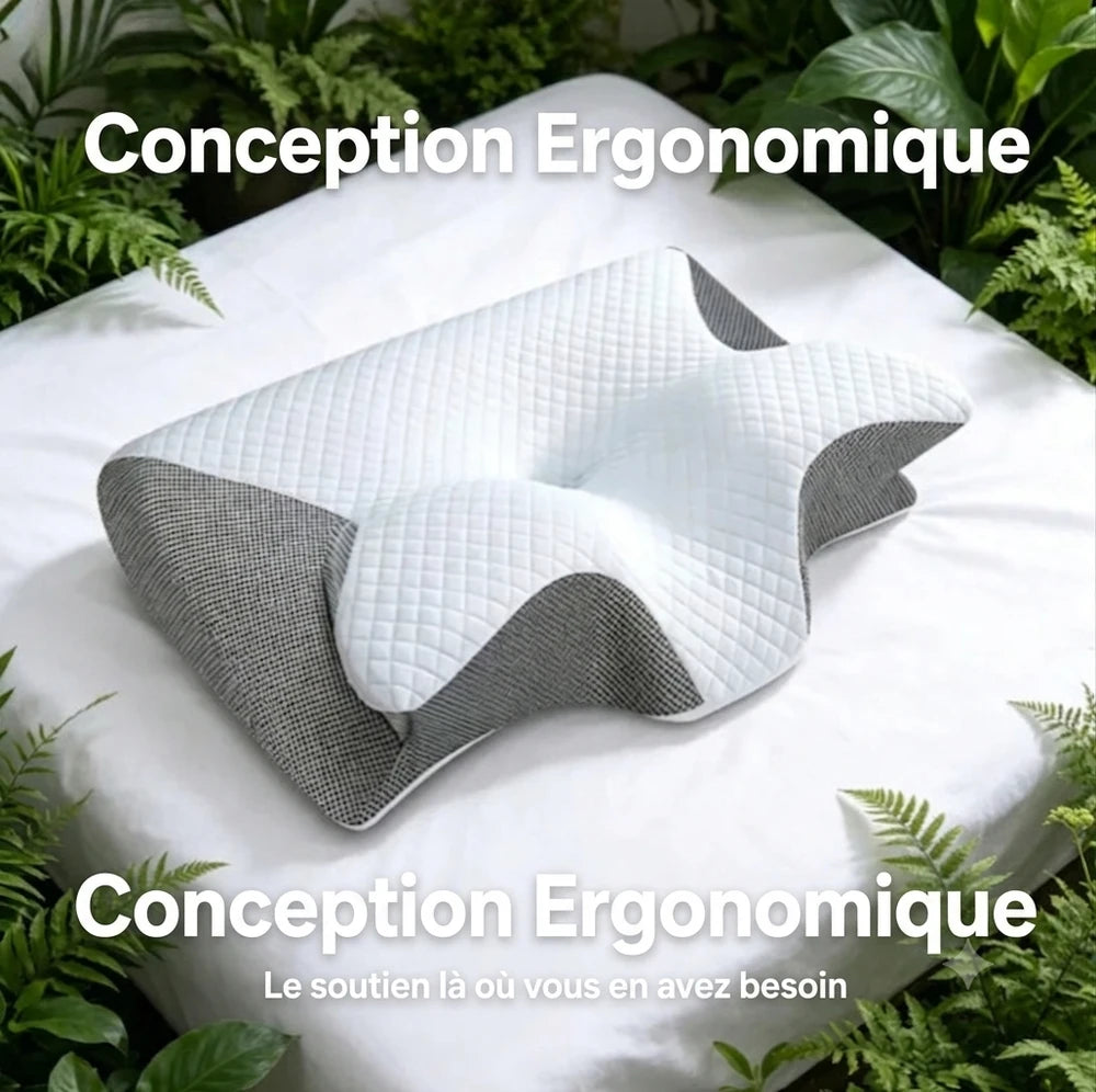 Oreiller Ergonomique Mémoire de Forme