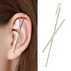 Boucle d'Oreille Grimpeur Cristal Plaqué Or