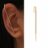 Boucle d'Oreille Grimpeur Cristal Plaqué Or