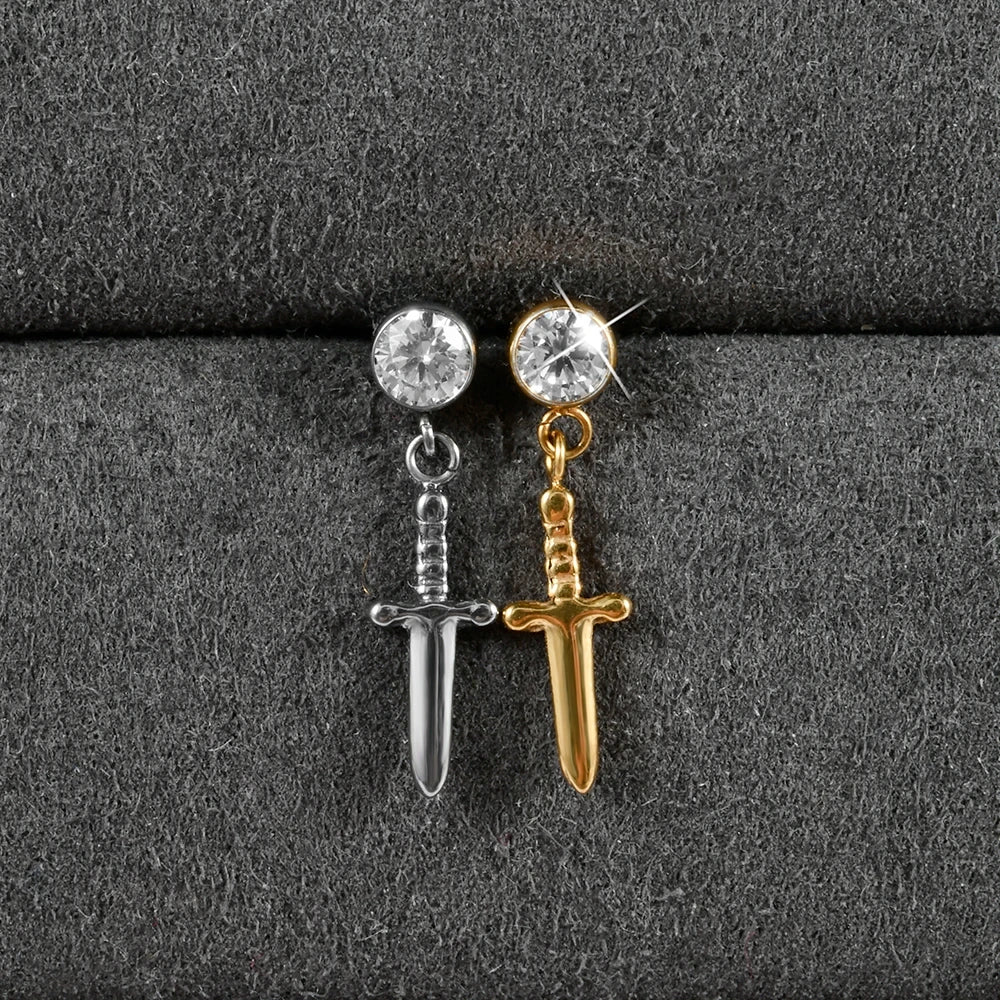 Piercing Tragus Titane Zircon