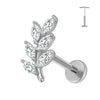 Collection Piercings Titane — Designs Fleurs Élégants