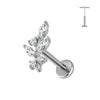 Collection Piercings Titane — Designs Fleurs Élégants