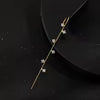Boucle d'Oreille Grimpeur Cristal Plaqué Or
