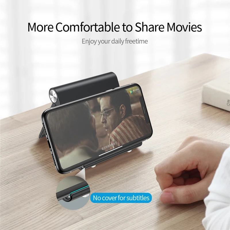 Support Bureau Téléphone & Tablette Universel - Pliable et Portable
