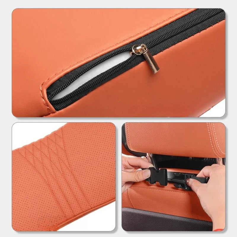 Conduisez Détendu, Arrivez en Forme » — Coussin Appuie-Tête Voiture à Mémoire de Forme