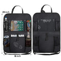 Organisateur de Siège de Voiture Multifonctionnel en Tissu Oxford – Sac de Rangement Multi-Poches avec Support Tablette et Protège-Siège pour Enfants