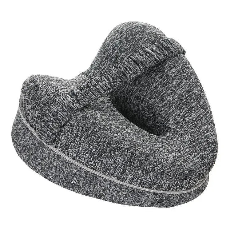 Oreiller de Jambe en Mousse à Mémoire de Forme – Confort Dos, Hanches &amp; Genoux