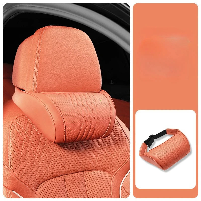 Conduisez Détendu, Arrivez en Forme » — Coussin Appuie-Tête Voiture à Mémoire de Forme