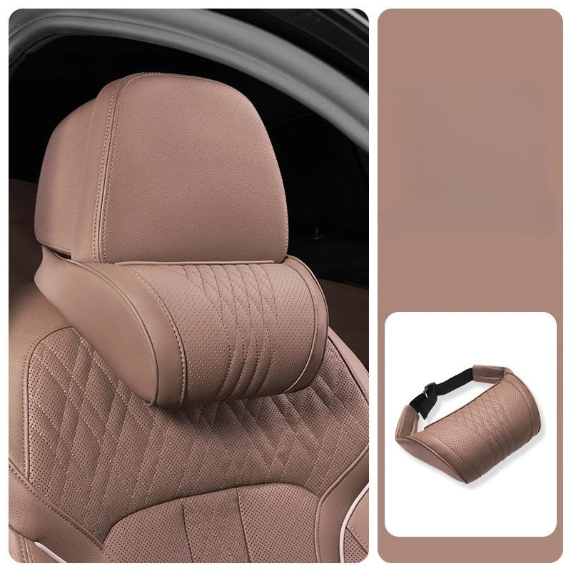 Conduisez Détendu, Arrivez en Forme » — Coussin Appuie-Tête Voiture à Mémoire de Forme