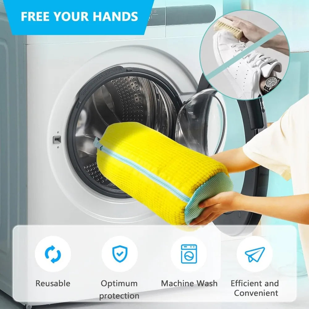 Sac de Lavage pour Chaussures – Compatible Machine à Laver | Toutes Pointures