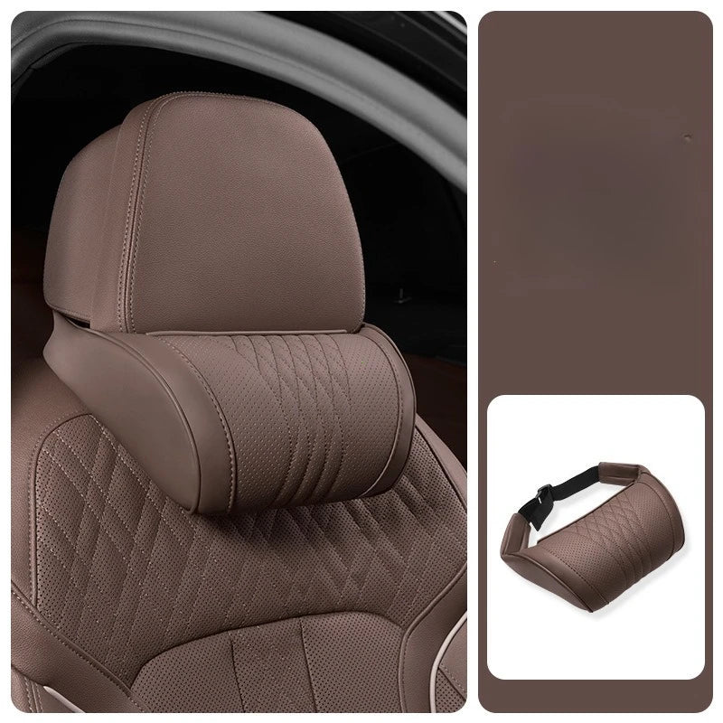 Conduisez Détendu, Arrivez en Forme » — Coussin Appuie-Tête Voiture à Mémoire de Forme