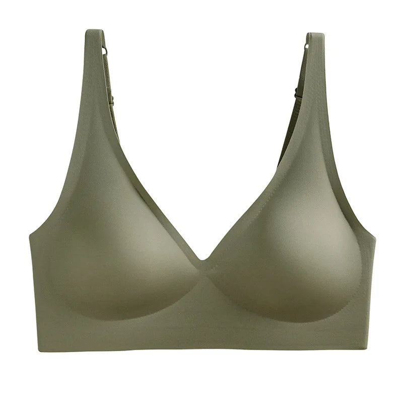 Soutien-Gorge Sans Armatures Confort Absolu 🎁 Achetez-en 1, le 2ème à -15% — Push-Up Invisible & Bretelles Réglables