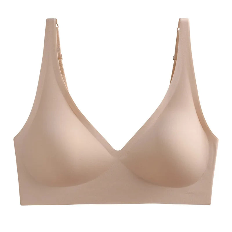 Soutien-Gorge Sans Armatures Confort Absolu 🎁 Achetez-en 1, le 2ème à -15% — Push-Up Invisible & Bretelles Réglables