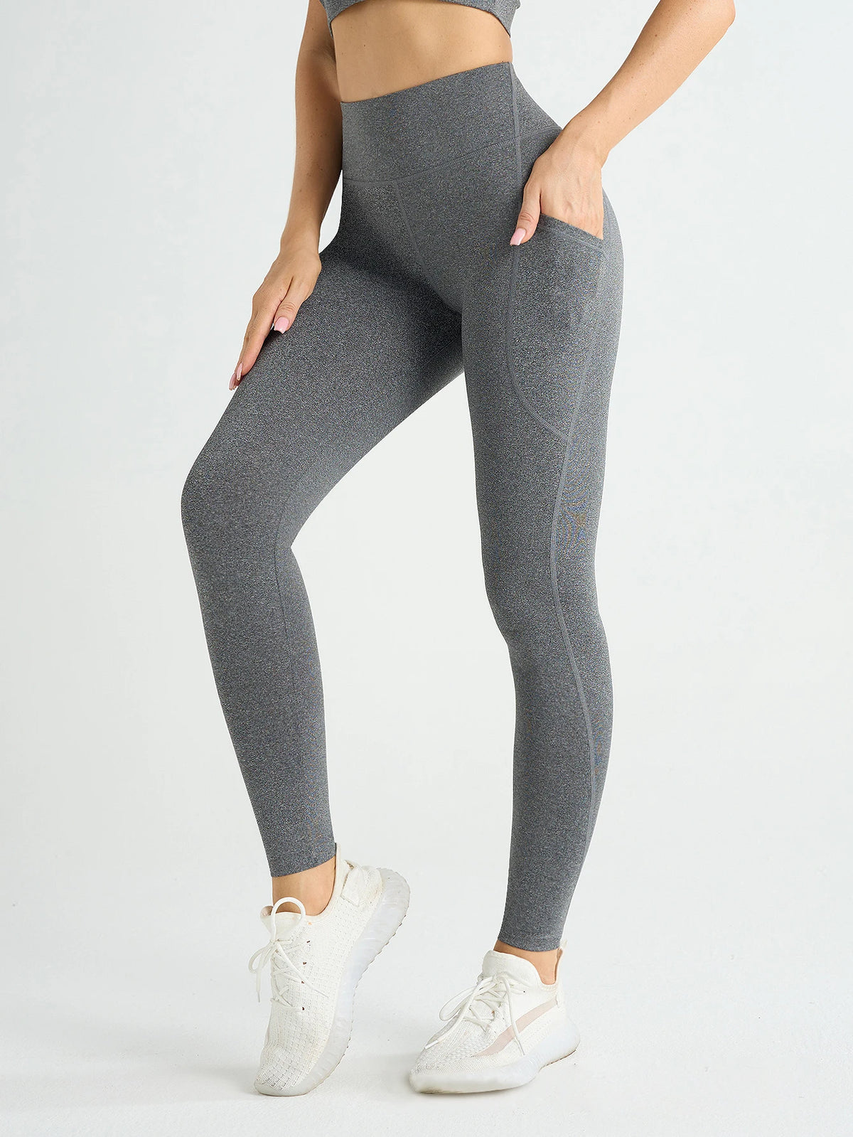 Legging Taille Haute Femme – Yoga, Fitness & Running avec Poches « 🎁 1 acheté = le 2ème à -15% »
