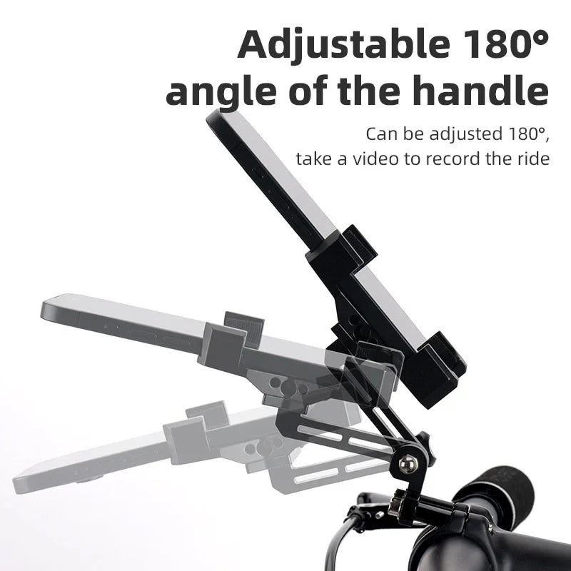 Support Téléphone Vélo ROCKBROS – Aluminium Haute Résistance – 4,7"-7,09" – Guidon, Potence ou Tête de Fourche