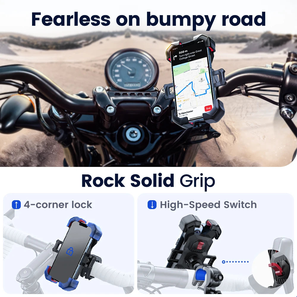 Support Téléphone Vélo Joyroom ZS288 – Rotation 360° – Antichoc – Universel 4,7"-7"