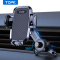 Support Téléphone Voiture TOPK 360° - Bras Extensible 3 Points