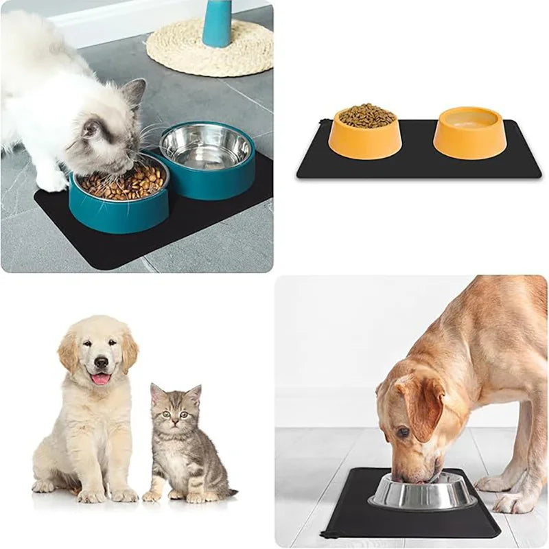 Napperon Silicone Imperméable pour Chat et Chien - 6 Coloris