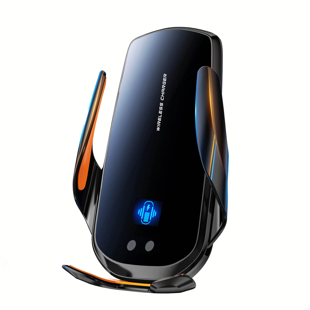Support Téléphone Voiture avec Chargeur Sans Fil – Grille Aération – Rotation 360°