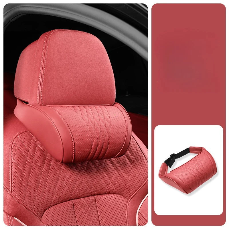 Conduisez Détendu, Arrivez en Forme » — Coussin Appuie-Tête Voiture à Mémoire de Forme