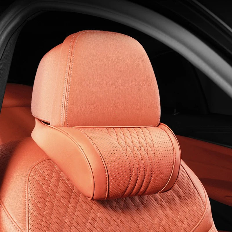 Conduisez Détendu, Arrivez en Forme » — Coussin Appuie-Tête Voiture à Mémoire de Forme